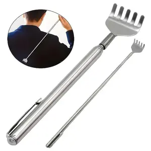 Retractable Back Scratcher, 1 Count Adjustable Back Massager, Back Scraping Tool for Men & Women