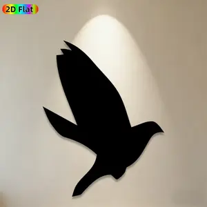 1pc Dove Metal Wall Art, Graceful Dove Statue Mural, Ideal Gift for New Year, Easter, Nature Decor Enthusiasts, Weather-Resistant Metal Wall Decor Wall Sculptures, Perfect for Living Room Wall & Garden Fence, Charming Outdoor & Indoor Decor