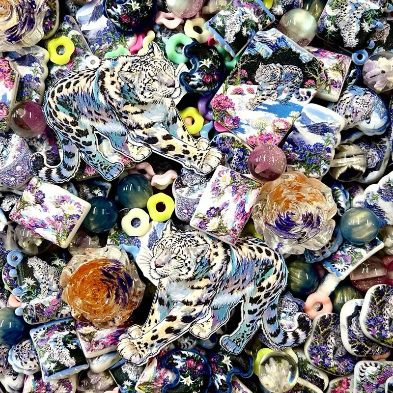 Annie’s Bead A Premium Acrylic & Resin Bead Mix - DIY Beading Accessories for Phone Chains, Keychains, Jewelry Making Supplies, Acrylic Bead Mix