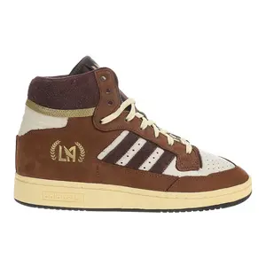 adidas Mens Centennial 85 Hi Basketball Sneakers Shoes - Brown, White