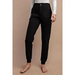 Cotton Stretch Twill Joggers