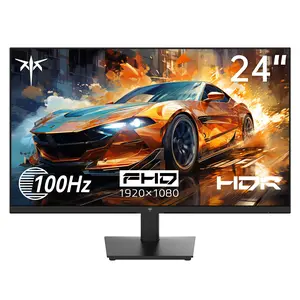 KTC 23.8" 1920*1080P 100Hz IPS Computer Monitor, HDR10 Frameless Gaming Monitor with Freesync, FULL HD 1000:1 Contrast Radio, HDMI & VGA Ports PC Monitor for Working, VESA, Tilt Adjustable, Eye Care, H24V13