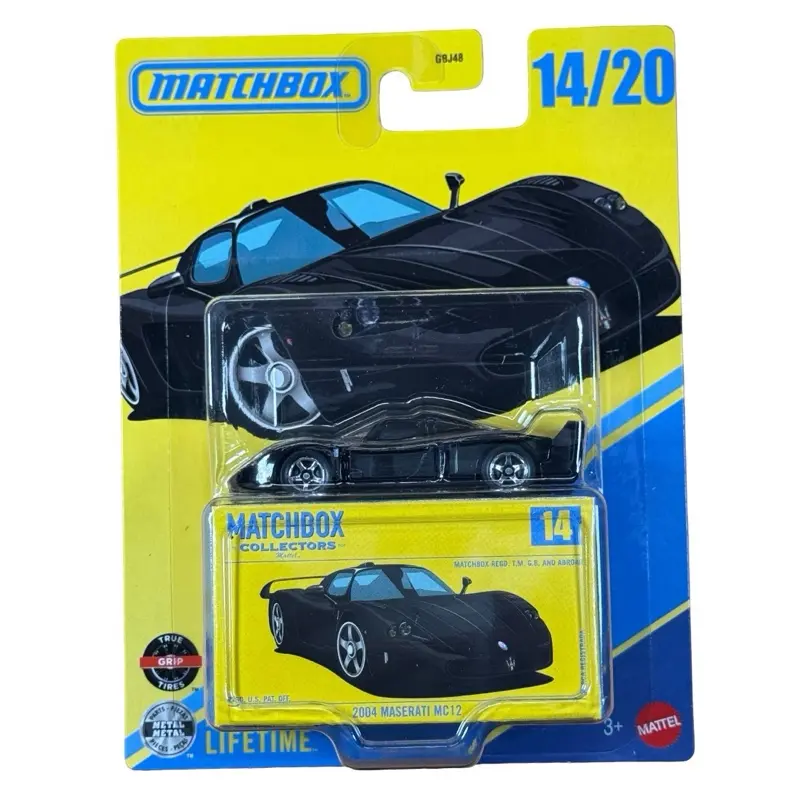 Matchbox Collectors 2004 Maserati MC12 Black 14/20 Die-Cast Car