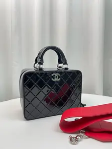 Pre-owned CHANEL calfskin Luggage Top Handle Bags