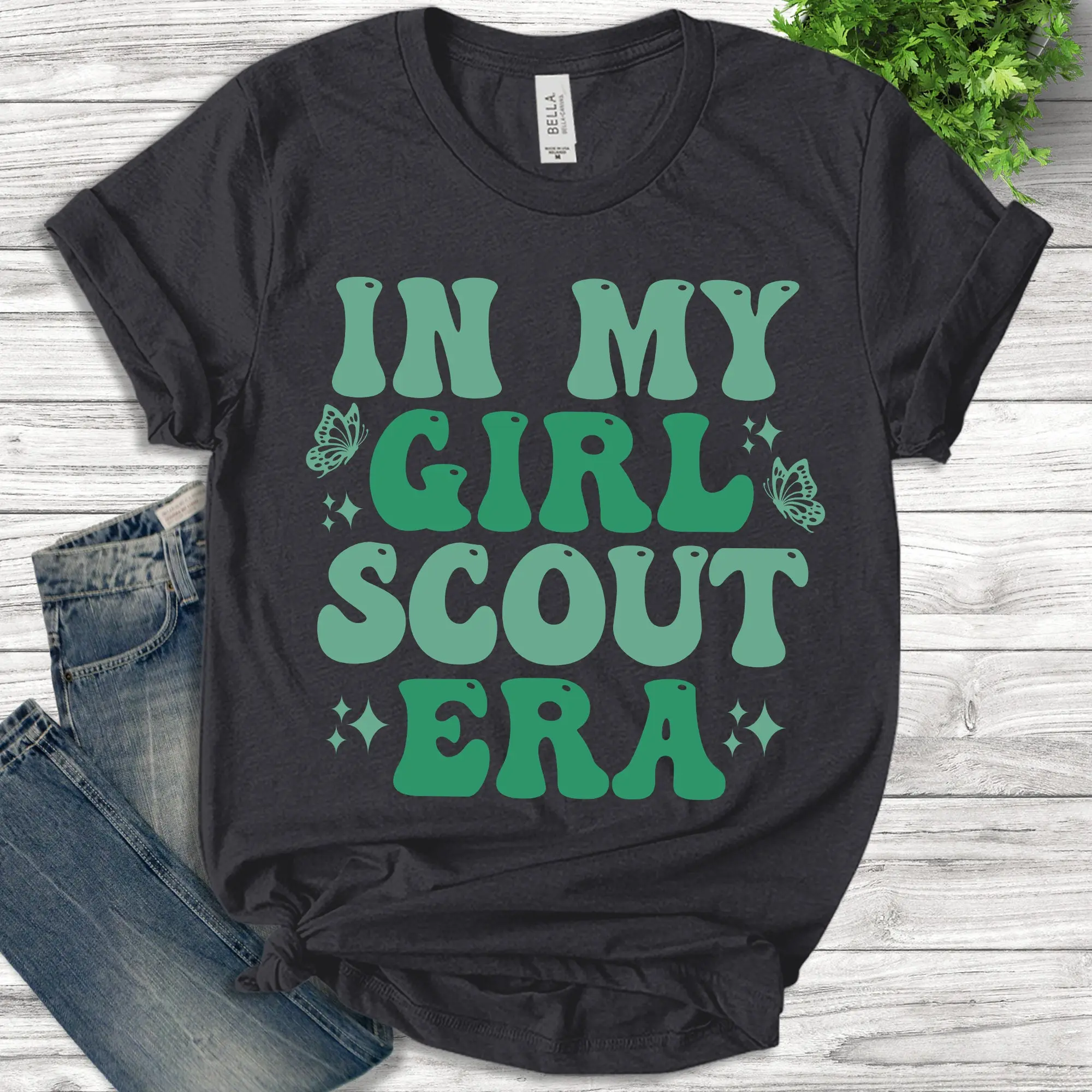 In My Girl Scout Era Shirt Girl Scout Shirt Custom Girl Scout Tee Scout Leader Tee Scout Girl Gift Gift For Her Scout Troop Tee Bxle22 TK62GN