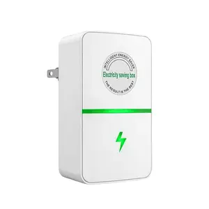 Portable Smart Plug-In Power Box with Wide Voltage 90-250V, Compact Voltage Stabilizer Adapter for Home, Office, Dorm & Travel Use