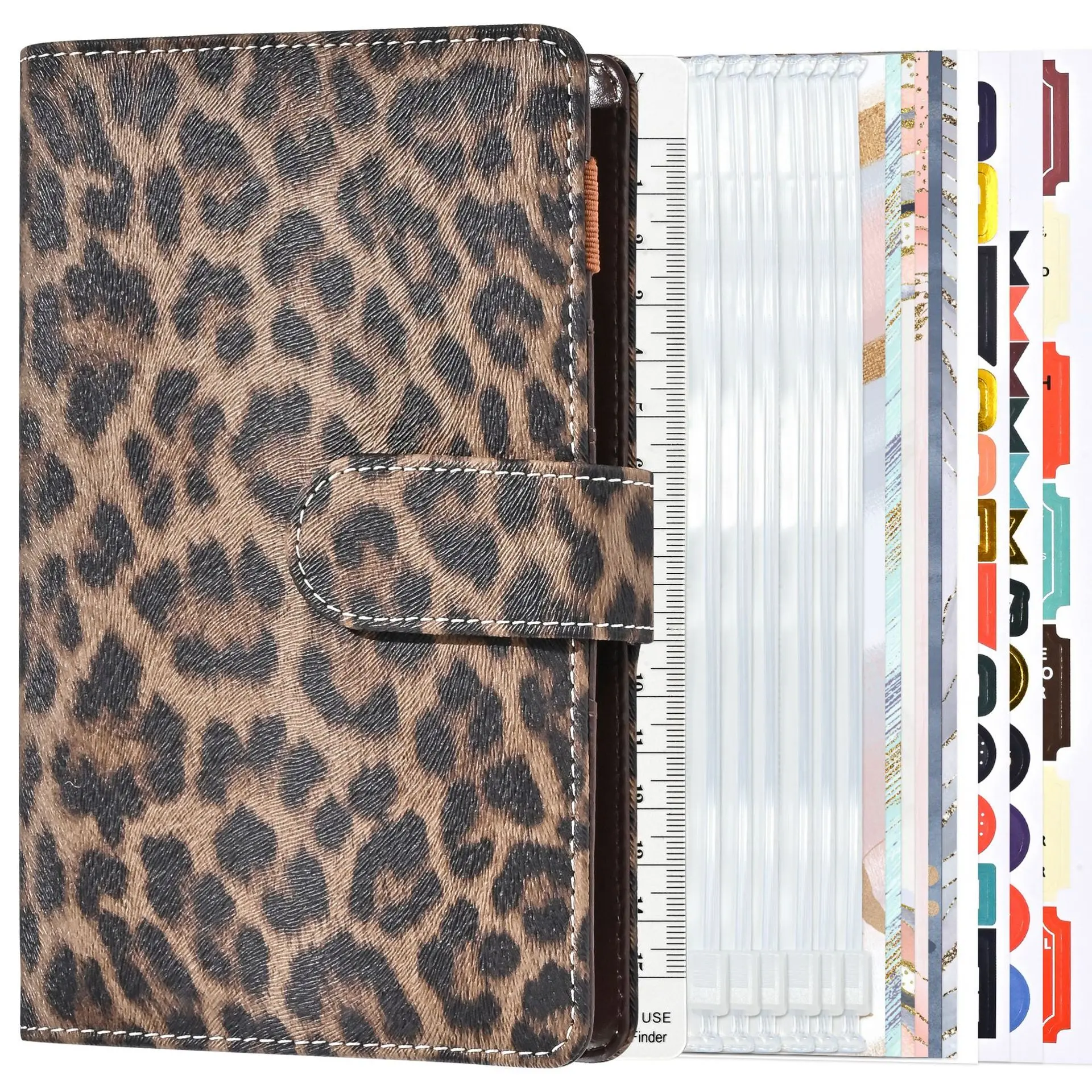 Budget Planner Organizer Savings Challenge Planner PU Leather Budgeting Notebook with Cash Envelopes, Budget Sheets & Rose Decorations for Effective Finance Management, Financial Planner, Monthly Budget Planner, Bill Planner
