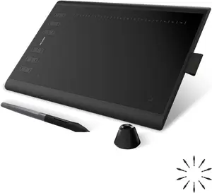 HUION Inspiroy H1060P Graphics Drawing Tablet 10x6.25 inches with 8192 Pressure Sensitivity Battery-Free Stylus 12 Hot Keys for Mac Windows PC Android