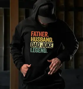 Father Husband Dad Joke Legend Hoodie, Funny Dad Gift For Husband, Retro Vintage Family Man Shirt, Best Gift For Dad, Funny Dad Birthday Gift For Men
