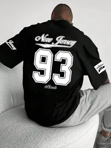 Men's Digital Print Graphic Tee, Casual Loose Fit Short Sleeve Round Neck Top, Street Style Fashion Clothing for All Seasons