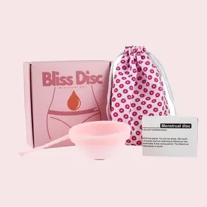 Bliss Disc Easy Removal Menstrual Disc-Silicone String for Comfortable and Easy Removal