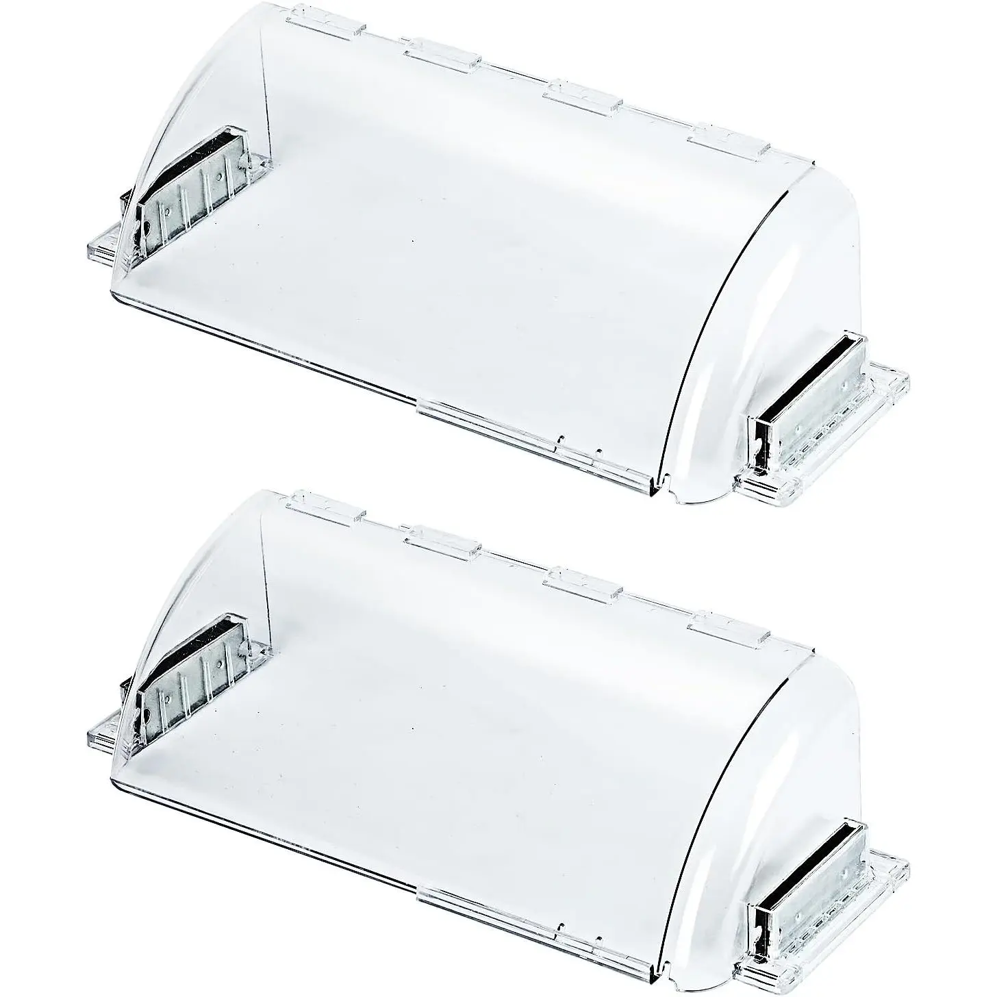 Durable Polycarbonate Adjustable Magnetic Air Vent Deflectors, 9"-15" Size, 2 Pack, for Home Heating and Cold Ventilation