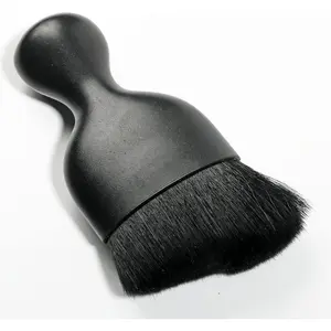Car Interior Detailing Brush, Soft Bristle Cleaning Brush For Car Detailing, Dusting Brush, Car Interior Cleaning Tool, Auto Detail Brush For Car Dash Duster Brush (Black)