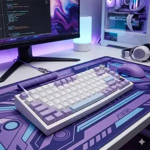 Multi-Mode Wireless Gaming Knob with Custom RGB Backlight, Hot-Swap Switches & Long Battery Life for Portable Office & Play.