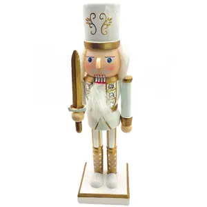 Wooden Golden Guard Nutcracker Wizardi F07M6-14A