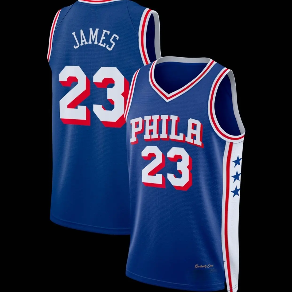 Unisex Basketball #23 James Philadelphia Team Swingman Jersey - Icon Edition - Royal Unisex Basketball #23 James Philadelphia Team Swingman Jersey - Icon Edition - Royal