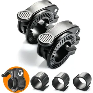 Mini Pro Barbell Clips 1 inch I Multi-Size Adjustable Barbell Collar I 1 inch Barbell ClampsIQuick Release Weight Clips Pair of Locking for Dumbbell Bar