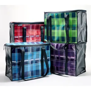 California Innovations S/4 Zip Closure Super Shopper Totes