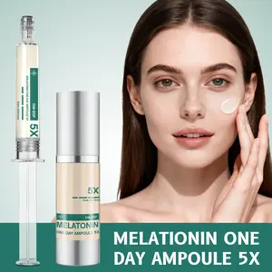 Melatoning Ampoule -  99% Pure EGF Peptide Hydrating Serum with Niacinamide & Glutathione for Uneven Skin & Visible Spots - Fast Absorbing Day & Night