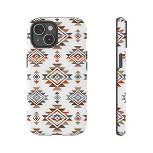 Aztec Phone Case - Durable Western iPhone Case with Cowgirl Design, Protective Casing, and Shockproof Features A phone case as a birthday gift Phone cases for friends family Phone cases for boyfriends girlfriends  iPhone 15 pro MAX Protective