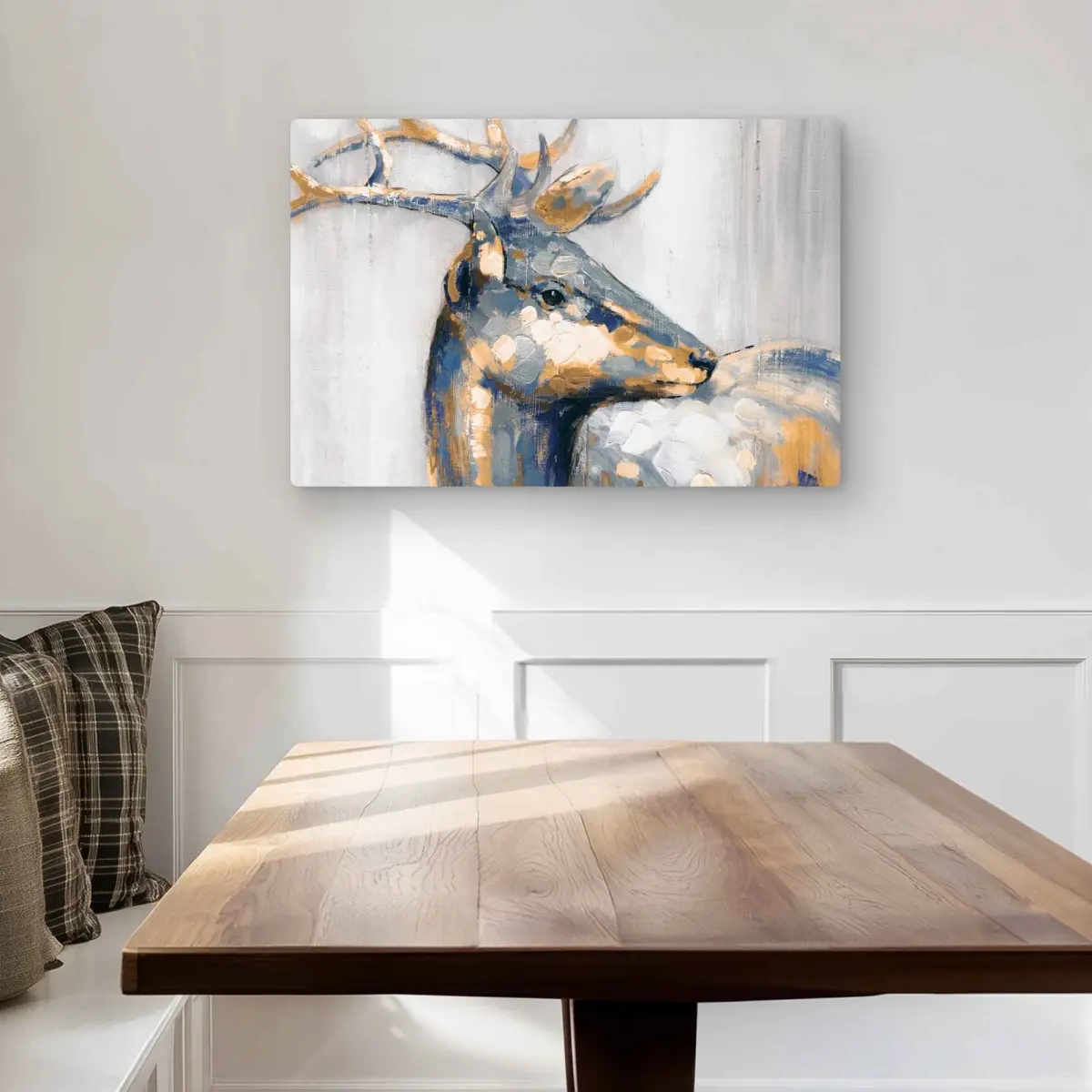 Begin Home Decor C1MP20309NOIRZ 20 x 30 in. Golden Deer - Gold Best Sellers Metal Print Wall Art for Home Decor
