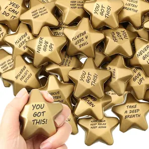 36 Pcs Star Stress Balls Mini Foam Ball Stress Relief Squeeze Mini for Teens and Student Adults Gifts Bag Fillers at Work School Home