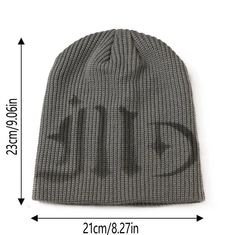 1pc Y2K Sweet & Edgy Japanese Kanji Letter Beanie - Stretchy Lightweight Winter Hat for Men & Women, Cold Weather Skull Cap with Ribbed Texture, Dry Clean Only (Grey/White/Black) 1pc Y2K Sweet & Edgy Japanese Kanji Letter Beanie - Stretchy Lightweight Winter Hat for Men & Women, Cold Weather Skull Cap with Ribbed Texture, Dry Clean Only (Grey/White/Black)