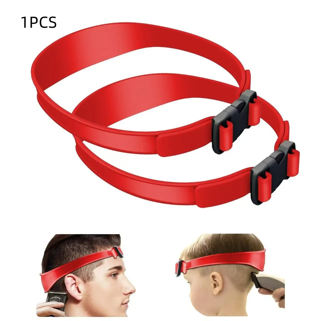Men's Hairdressing Band, Flexible Curved Adjustable Size, Home Travel Use, Soft Grip Styling Tool, Hair Cutting Accessories, Hairdresser Accessories, 1 Piece Pack