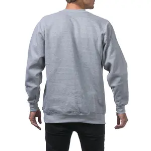 Pro Club Men's Plain Blank Crew Neck Fleece Pullover Sweater Crewneck Menswear