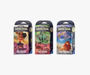 Disney Lorcana: The First Chapter Starter Deck [Set of 3] - English Version