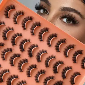 20 Pairs Mixed 6D Faux Mink Lashes - Natural Volume & Wispy Dramatic Lash Set | Cruelty-Free, Reusable | TikTok Viral Fluffy Lash Collection