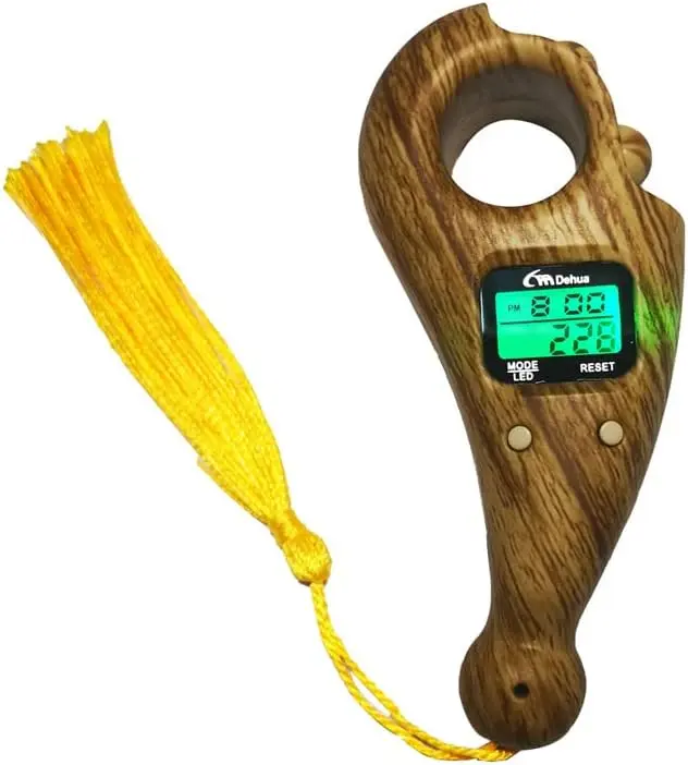 Digital Tasbih Finger Counter, Digital Beads Counter, Prayer Digital Tasbih, Muslim Islamic Rotating Digital Tasbeeh Prayer Beads Tally Counter