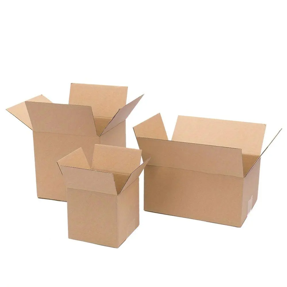 25/50/100pcs Cardboard Boxes, Record for Packaging Boxes. Used for Packaging, Storage, Express Delivery, Relocation of Houses, with Various Quantities, Sizes, Thick Cardboard, Easy to Use