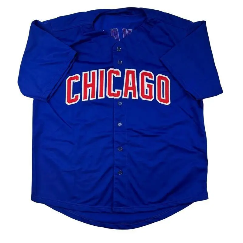 Kris Bryant Chicago Baseball Jersey, Blue Unisex #17 Signed Design, Perfect Gift for Fans