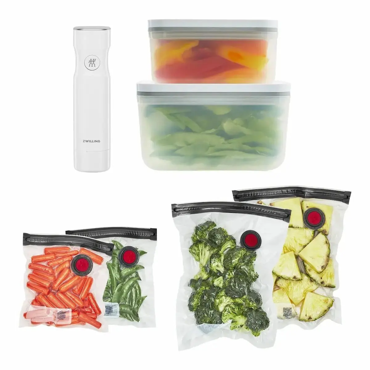 ZWILLING Fresh & Save 7-pc Vacuum Box Plastic Container Starter Set