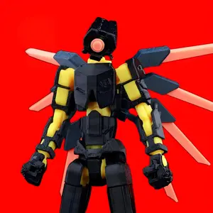 3D Printed Manikin  Ultrakill V1 Series Anime Action Figures Toys  Multi-Joint Mobile Robot Shapeshift Gifts  Model Toys Gift