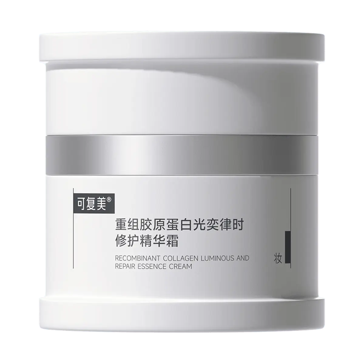 KOMFYMED Recombinant Collagen Facial Cream - 50g | Rejuvenating & Firming Anti-Aging Cream for Dullness, Redness & Sensitivity | Oxygen & Sugar Defense