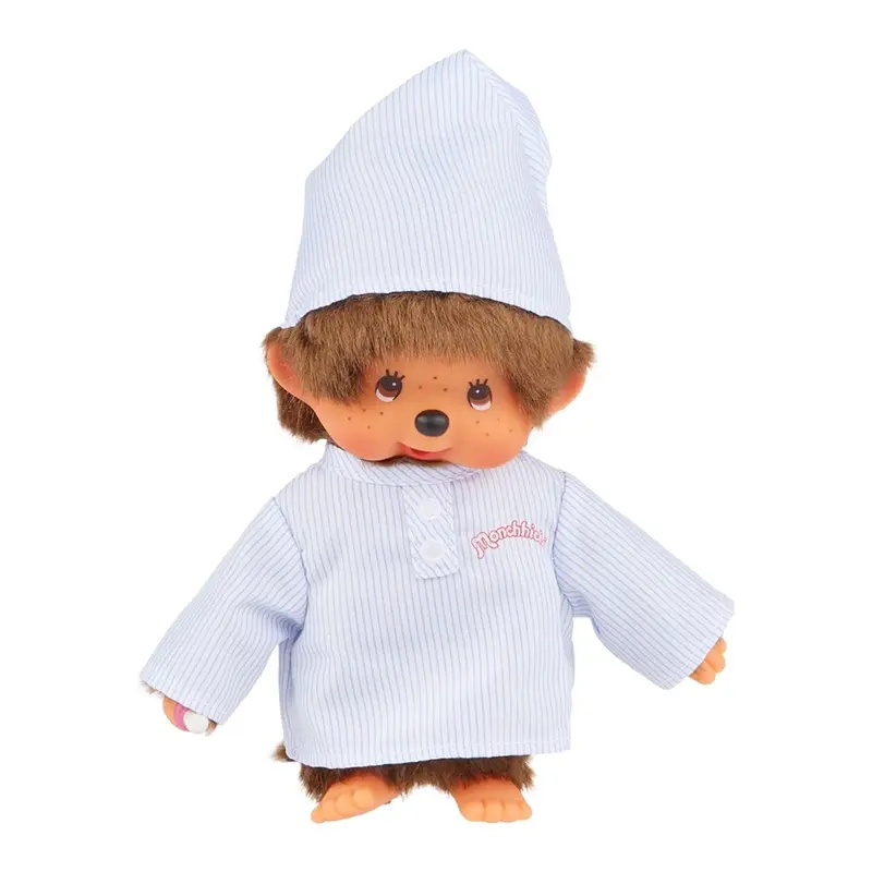 Monchhichi Long Striped Pajama Plush