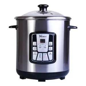 NARITA 7L Multi-Functional Ceramic Electric Slow Cooker with Quick Heating and Keep Warm Feature
