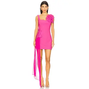 ELLIATT Janelle Party Mini Dress in Fuchsia