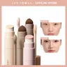 JUDYDOLL Liquid Contour & Liquid Highlighter, Face Sculpting Liquid Highlighter & Contour With Brush, Anti-Smudge & Brightening, Fair Complexion, Long-Lasting, Cosmetic, Bronzer, All Skin Tones, Multicolor, Refresh Look,back to school