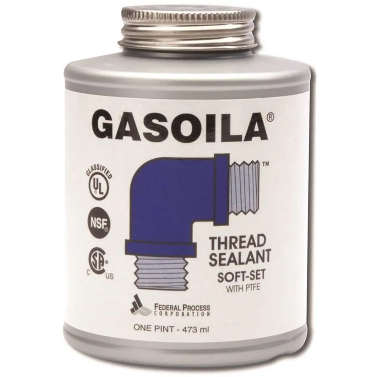 212 MAIN Federal Process 7030679 4 oz PTFE Paste Thread Sealant - General Purpose, Excellent Resistance to Gasoline, Steam, Positive Seal on Pipe Threads for Home Improvement Pipe Sealing, Water Resistant
