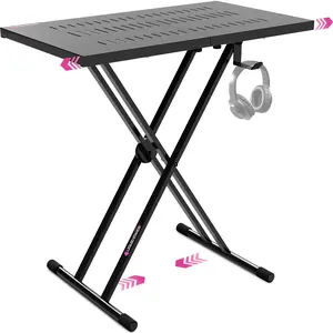 Refurbished Expandable DJ Table Portable Audio Mixer Stand