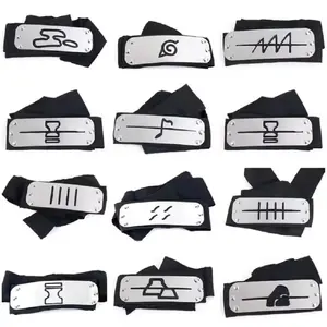 Ninja Sasuke Sakura Pein Killer Bee Gaara Momochi Zabuza Kimimaro Ohnoki Cosplay Ninja Headband Headwear
