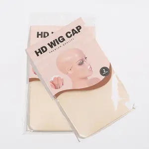 Arabella Hair 5 Packs Invisible HD Wig Caps for Wig Installation 2-piece-pack