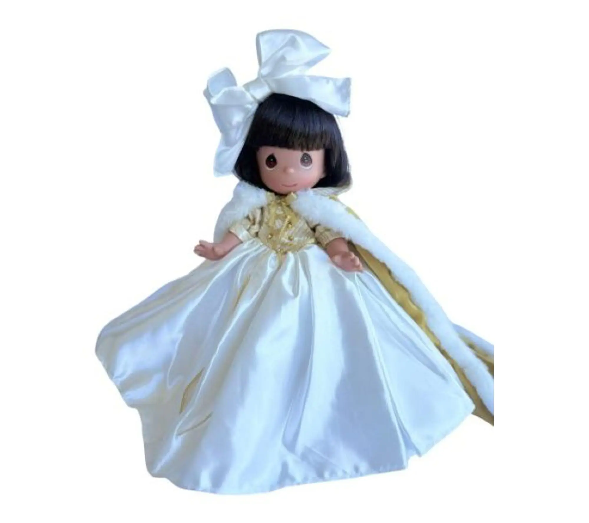 Precious Moments 12" Christmas Gold Elegance Snow White Doll
