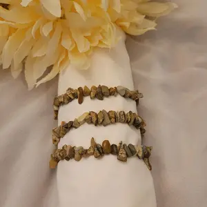 Picture Jasper ''Chipped'' Crystal Bracelet