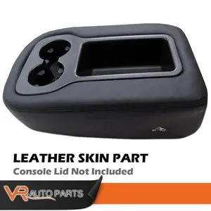 Fit 07 08-14 Chevy Silverado 1500 2500 Leather Armrest Console Jump Seat Cover Car Trunk Organizer Car Storage Organizer