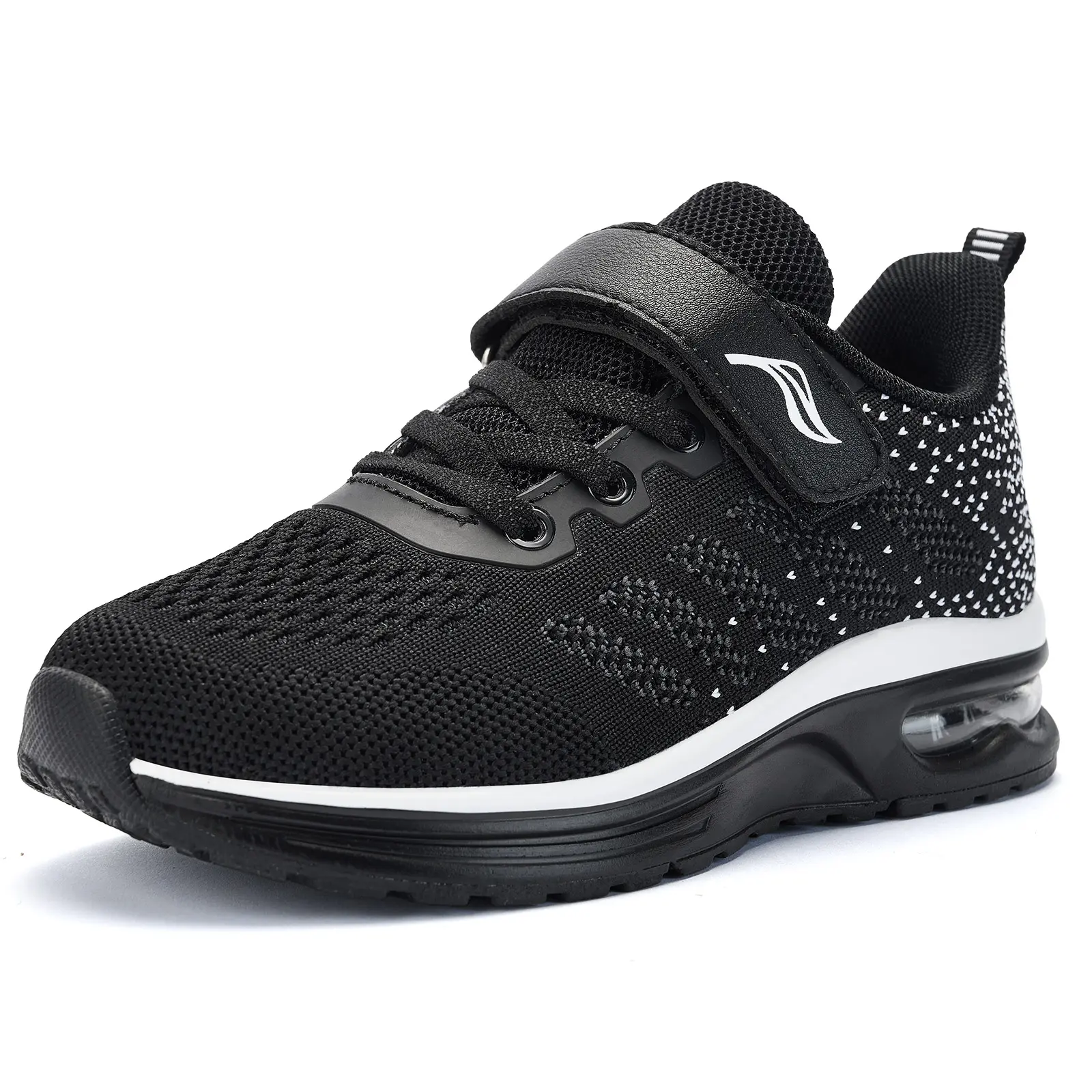 Lightweight Breathable Synthetic Kids Trainers, Non-Slip Sole Athletic Shoes for Boys Girls Walking & Tennis Jogging