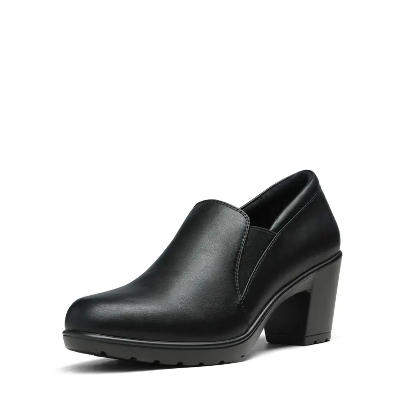 Dream Pairs Women's Pumps, Classy Almond Toe 2.75" Block Heel Work Shoes, Stylish Footwear with Cushioned Insole for Comfort, Walking Shoes, High Heel, Heeled, Fashion, Elegant, High Heels